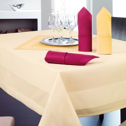 Nappe à pois blanc et or nappe blanche et or 137 x 275cm nappe