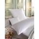 Housse de couette percale coton blanc