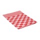 Torchon carreau rouge 65x65 cm LTITEX