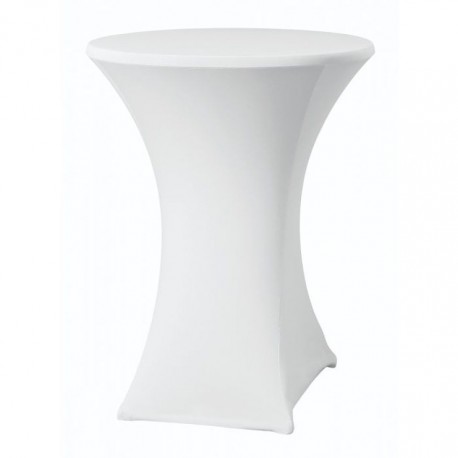 Housse de mange-debout stretch blanc LTITEX