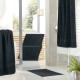 Tapis de bain noir Supreme